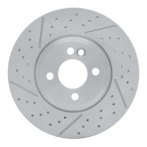 Mini Cooper Clubman Brake Rotor (1) - Front - R1 Concepts - Drilled and Slotted - `07-`15 Mini Cooper Clubman Brake Rotor (1) - Front - R1 Concepts - Drilled and Slotted - `07-`15